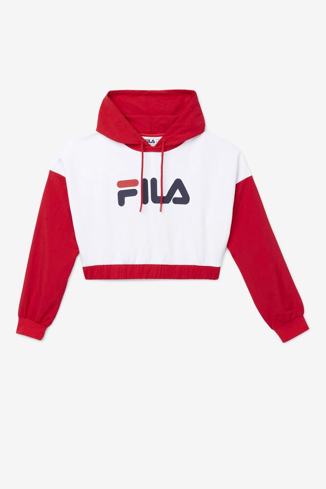 Fila Hettegenser Dame Hvite Saachi 640537-PTL